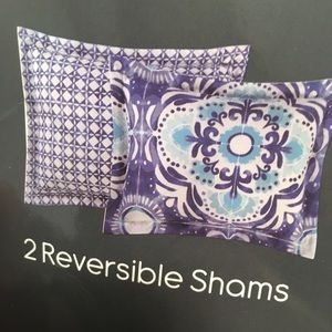 NWOT Two Reversible Pillow Shams ☁️